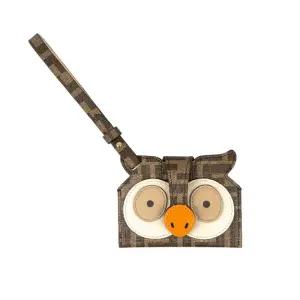 [로로모다]  베스트 프렌즈 포에버 부엉이 모티프 여성 카드 케이스 / 8M0540-A