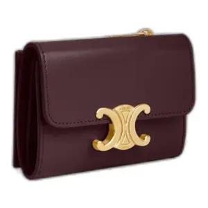 플랩 컴팩트 지갑 10I653DPV 28DG DEEP BURGUNDY