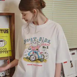 바이크 챔프 반팔티 화이트