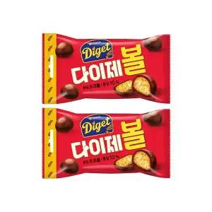 오리온 다이제볼 42g, 8입, 2개(총 16입)