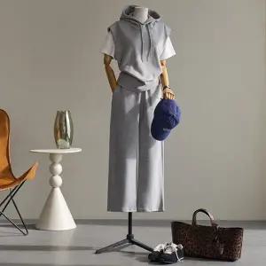 (안나앤모드) firo 골지 후드 베스트 세트[세트EDH11]