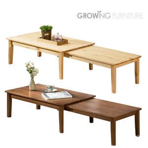 그로잉퍼니쳐 다빈치 확장형 원목테이블/좌탁