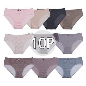 필굿 여성 순면 스판 노라인 누디 햄팬티 심리스 미디 맥시 메쉬 망사 인견 레이온 모달 팬티 세트 요일 데일리 속옷 여자 주니어 여학생 청소년 빅사이즈 엄마 아줌마