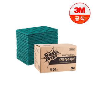 3M 96 다목적수세미(녹색) 10개(Bulk), 20개입