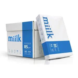 [miilk]밀크 A4 복사용지 A4용지 두꺼운 85g 2500매 1박스