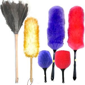 먼지털이개 총채 양모 타조 깃털 차량용 먼지떨이