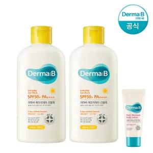 [공식] 더마비 애브리데이 대용량 선블록 200ml x2개+튜브견본(랜덤)