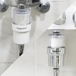워터웰 다용도 샤워기 필터 욕실수전 샤워수전 세면대 세탁기 겸용