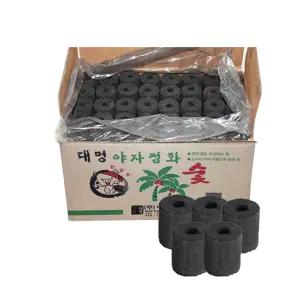 대명 야자숯 120개입 차콜 착화탄 바베큐숯 번개탄 숯 참숯