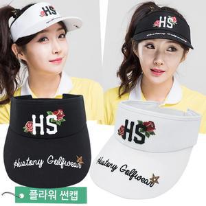 휴스토니 플라워 골프 썬캡 여성용