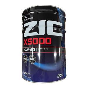ZIC X5000 15W40 20L 지크 X5000 디젤엔진오일