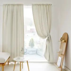 2장세트 아일렛형 봉집형 봄커튼 안방 침실 아이방 거실 레이스 속지 암막커튼