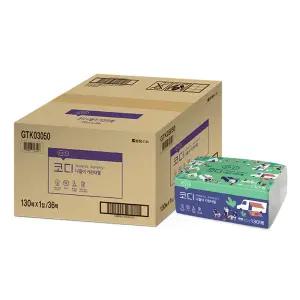 [코디] (내일도착) 나들이 키친타월 130매(소프트팩) 36팩(1BOX)