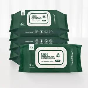 물걸레 청소포 특대형 150매 청소물티슈 캡형 (30매X5팩)