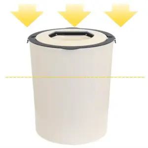 눌러드림 압축휴지통 압축쓰레기통 20리터 종량재 기저귀 냄새차단