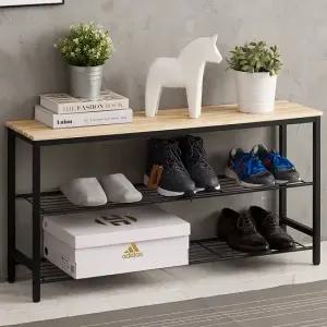 예다움 현관 신발 정리대 선반 3단 1000