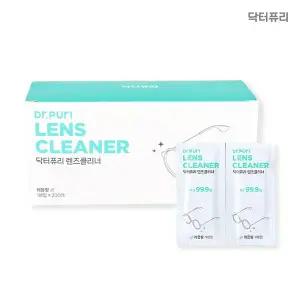 [닥터퓨리]프리미엄 렌즈클리너 200매 레몬향 / 대용량 일회용 렌즈 액정 클리너 안경닦이