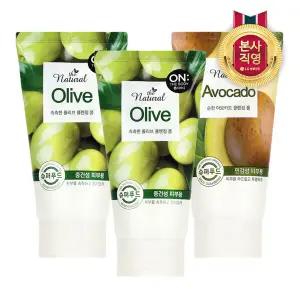 온더바디 더내추럴 클렌징폼 120g × 3개