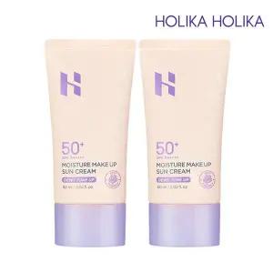 [홀리카홀리카][1+1] 모이스처 메이크업 선크림 SPF50+ PA++++ 60ml