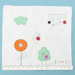 기초 바느질 세트(요술바늘 바느질연습종이 포함) / 실 바늘 바늘통 실과 교구 교재 diy