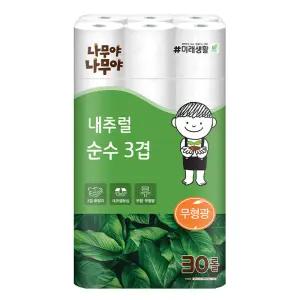 미래생활 나무야(22m) 3겹 30롤/휴지/화장지/각티슈/크리넥스