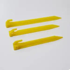 플라스틱 단조팩 캠핑 텐트팩 타프팩 텐트핀 19cm 23cm 30cm 4p 세트