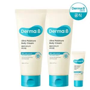 [공식] 더마비 울트라 모이스처 바디크림 200ml x2개+튜브견본(랜덤)