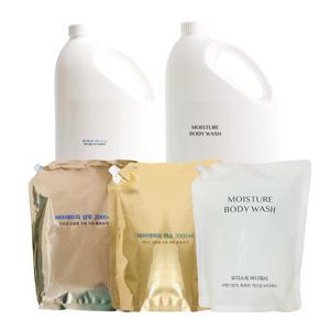 [미쟝센/해피바스]아모레퍼시픽 대용량 샴푸:린스:바디워시 4.2kg/2000ml 선택