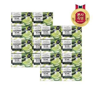 [엘지생활건강]온더바디 슈퍼보타닉 오이라임 비누 80g(4+4개 구성) X 2개 (총16개입)