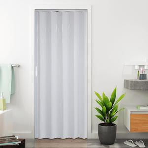 자바라 홀딩도어 자바라문 접이식문 칸막이문 투명 방염 커튼 홀겹화이트