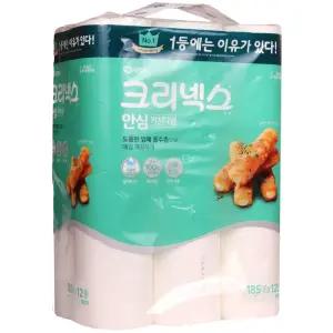 안심 키친타올 185매 x 12롤 100 천연펄프 코스트코