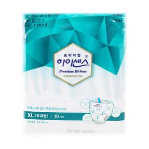 하이센스 성인용기저귀 겉기저기 프리미엄 매직테이프 특대형A2 (10매X8)80매