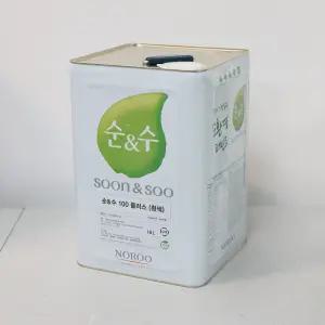 노루페인트 순수100플러스 18L 무광백색 수성내부용페인트