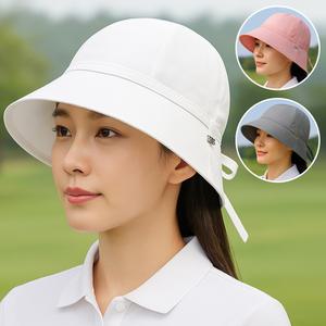 핑 튤립 여성 버킷햇 골프모자