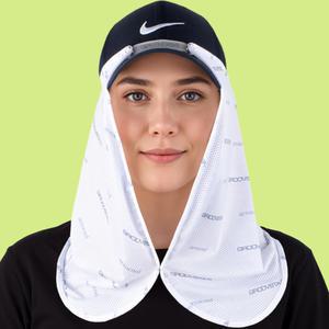 국산 얼굴 햇빛가리개 모자 부착형 에어로쿨 메쉬 목 자외선차단 등산 낚시 골프 썬가드 산책 쿨스카프