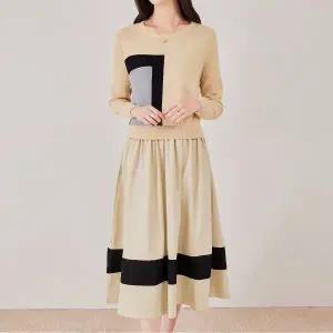 [포커스](팩토리스토어 강남점)모던배색니트원피스_PBVFF3F1OP3171