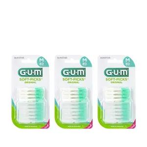 [GUM]GUM 검 일회용 치간칫솔 코스트코 소프트픽 오리지날 소프트픽 80개입 X 3개