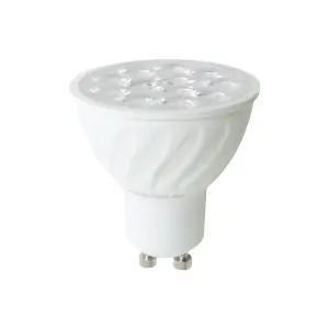 레드 LED MR16 8W 전구색 디밍가능 대체 할로겐 전구 조광기 램프 220V 안정기 컨버터 내장형 스포트 조명 인테리어용