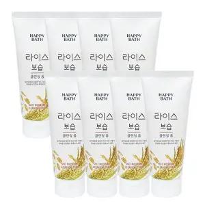 [해피바스] [해피바스] 해피바스 라이스 보습 클렌징폼 200g x8