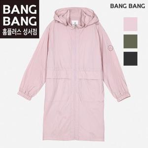뱅뱅 HC04 봄여성후드롱바람막이야상 사파리점퍼 중기장 후드 탈부착 사파리 자켓 NUM