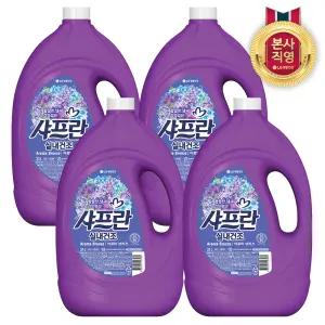 샤프란 실내건조 아로마 브리즈 3.1L X 4개