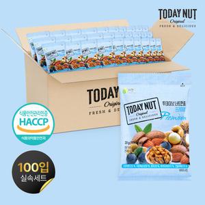 투데이넛 너트한줌 프리미엄 하루견과 20gx100봉 대용량