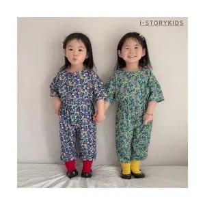 꽃플리츠 상하세트 국내산 유아동 데일리 키즈