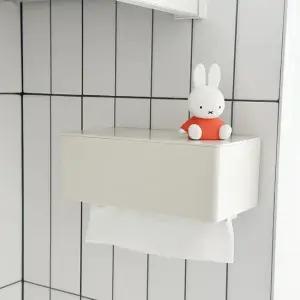 리블리홈 걸이식 자석 부착식 티슈 각티슈 케이스 화이트 티슈커버