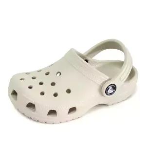 크록스 키즈 클래식 유아 아동 클로그 샌들 슬리퍼 아쿠아슈즈 본 베이지 206990-2Y2