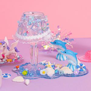 [오피스스쿨] 민화샵 데코덴 아크릴 무드등 만들기 (3중택1) 무선미니수면등 인테리어취침조명 DIY 공예 키트