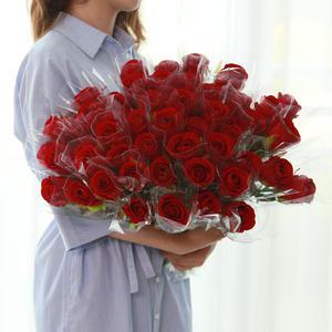 장미꽃 인테리어 조화 인조 꽃 실크플라워 로맨틱벨벳장미 99송이