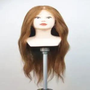 [삼미] 상반신 통가발 24인치 업스타일 작품용 인모100% 갈색 SMS-24Y