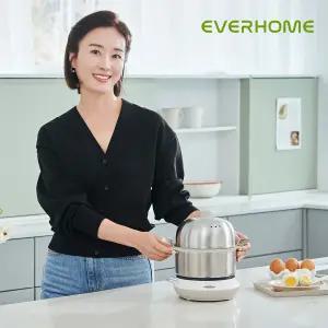 에버홈 오연수디지털 2단 찜기 올스텐  매일찜 계란찜기  EV-EC6000
