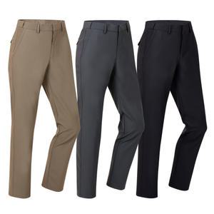 봄 가을 중년 남성 캐주얼 정장 바지 일자 스판 허리 밴딩 남자 간절기 팬츠